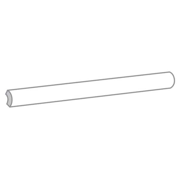 Passion Rosa 0.51 in. x 7.87 in. Glossy Ceramic Jolly Liner Trim Tile