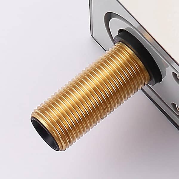 4 in. Centerset 2-Handle Bathroom Sink Faucet 3-Hole Bathroom Faucet Lavatory Faucet in Brushed Nickel