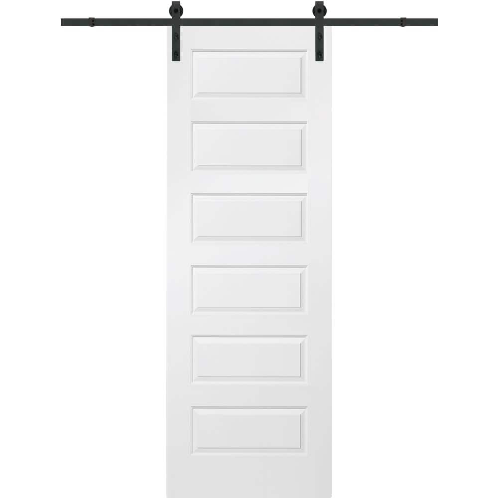 MMI DOOR 36 in. x 96 in. Rockport Molded Solid Core Primed MDF