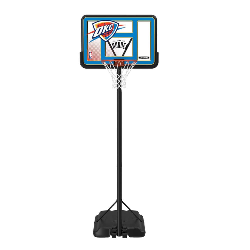 HOOP 5 Lifetime NBA Oklahoma City Thunder 44 in. Portable Basketball Hoop