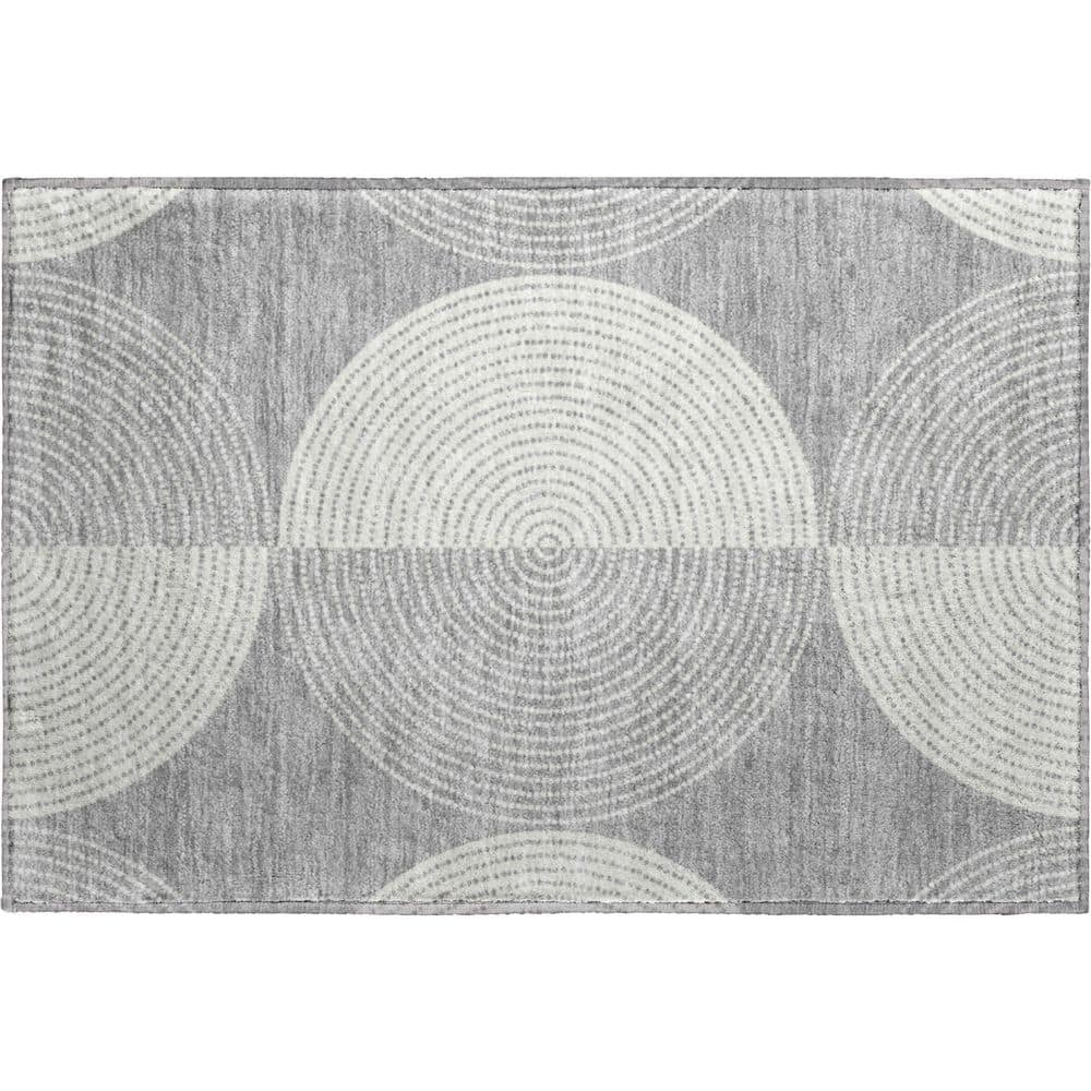 Addison Rugs Mayfield Premium Machine Washable Abstract AMF2275 Gray 2 ...
