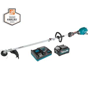 XGT 40V max Brushless Cordless Couple Shaft Power Head Kit with 17 in. String Trimmer Attachment (4.0Ah)