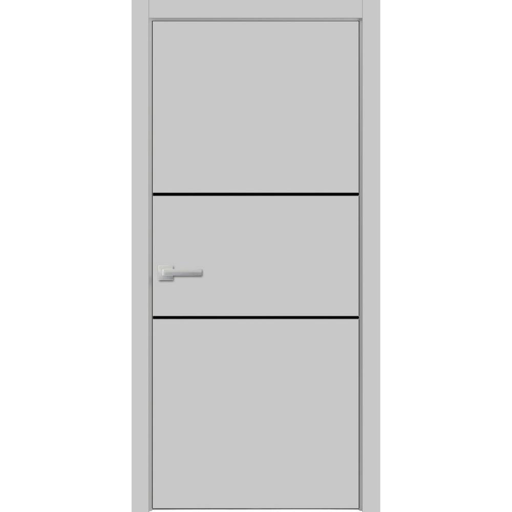14 24 in. x 80 in. Right-Hand/Inswing Solid Matte Grey Wood Single Prehung Interior Door with Hardware price history on PriceWatchPro