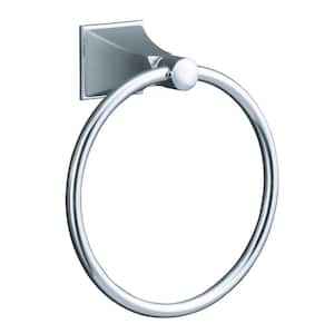 Memoirs Towel Ring in Polished Chrome