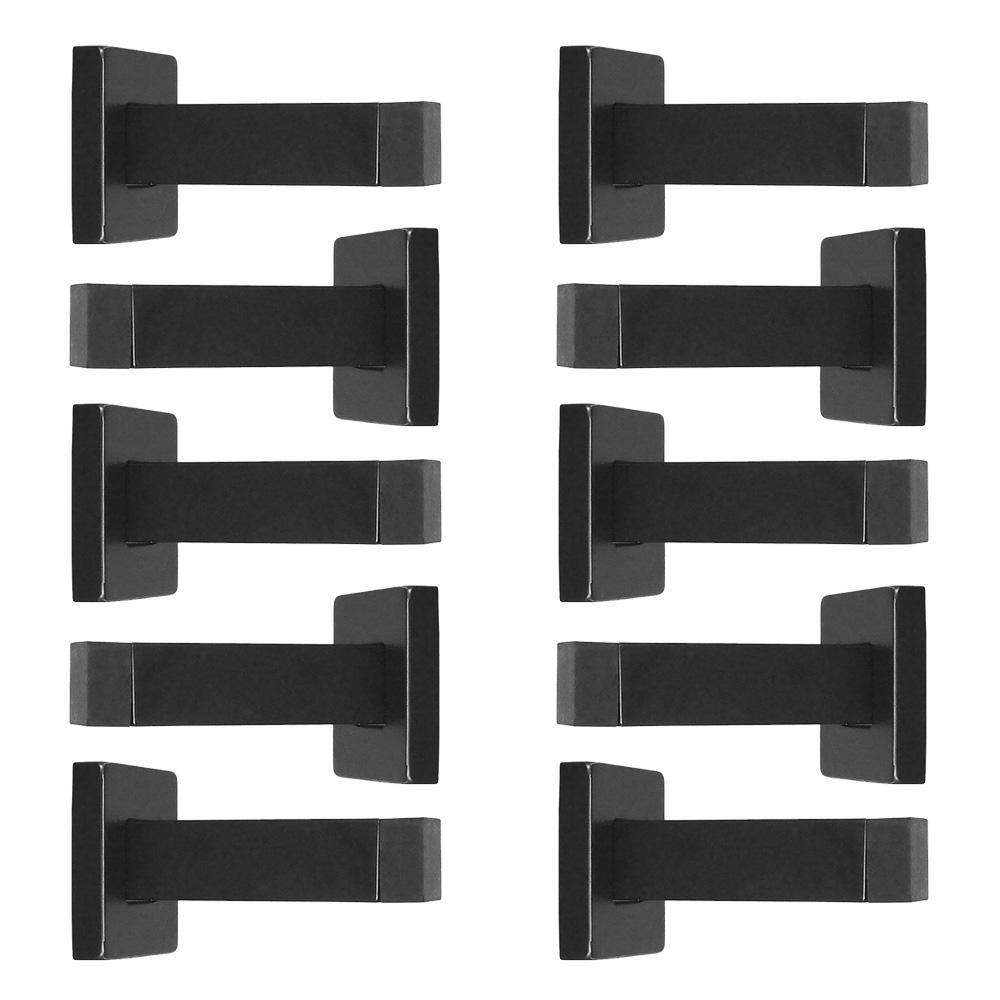 DSIX 3-5/32 in. L, 3/4 in. Dia Graphite Black Stainless Steel Square Wall Mount Door Stop (10-Pack) price history on PriceWatchPro