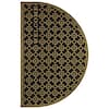 Ottomanson Waterproof, Low Profile, Non-Slip Circles Indoor/Outdoor Rubber  Doormat, 18 x 28(1 ft. 6 in. x 2 ft. 4 in.), Gold PD3011-18X28 - The Home  Depot