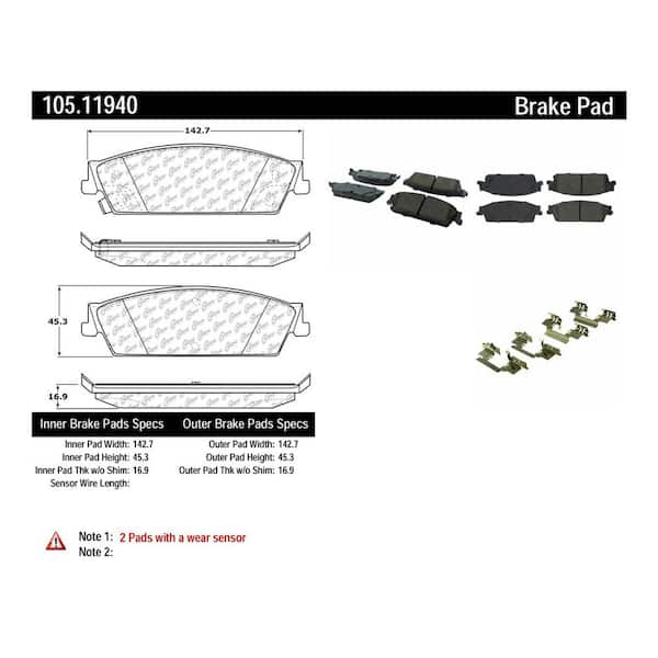 Centric Parts Disc Brake Pad Set