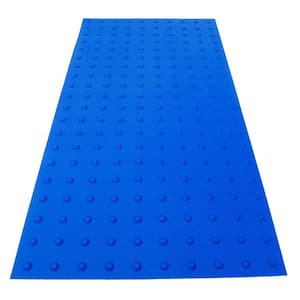 RampUp 24 in. x 4 ft. Blue ADA Warning Detectable Tile