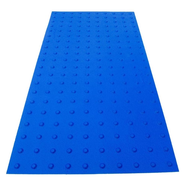 Safety Step TD RampUp 24 in. x 4 ft. Blue ADA Warning Detectable Tile
