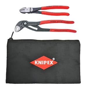 Cobra 10 in. Box Joint Pliers/8 in. Diagonal Cutting Pliers Set with Bonus Bag (3-Piece)