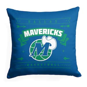 NBA Hardwood Classic Mavericks Printed Multi-Color 18 in x 18 in Throw Pillow