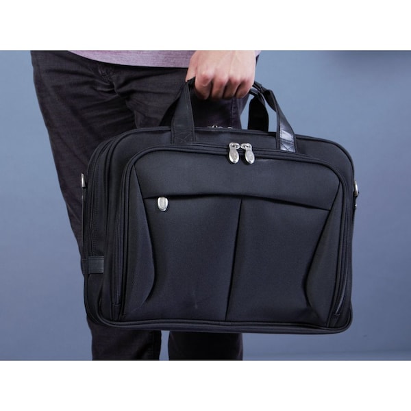 McKLEIN Pearson Tech-Lite Ballistic Nylon, 17 in. Black Expandable