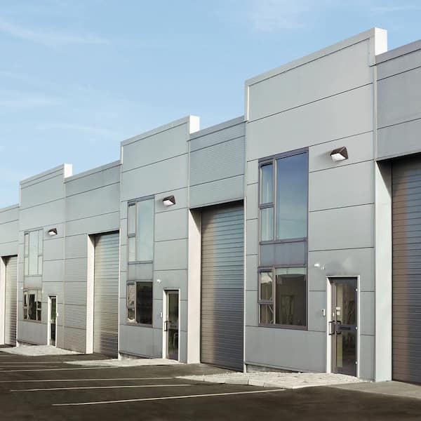 250W Equivalent Integrated LED Bronze Outdoor Commercial Refractor Wall Pack Light, 10,000 Lumens, 4000K, Dusk-to-Dawn