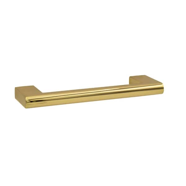 Sumner Street Home Hardware Vail 3-3/4 in. (96 mm) Center-to-Center Modern Polished Gold Bar Drawer Pull