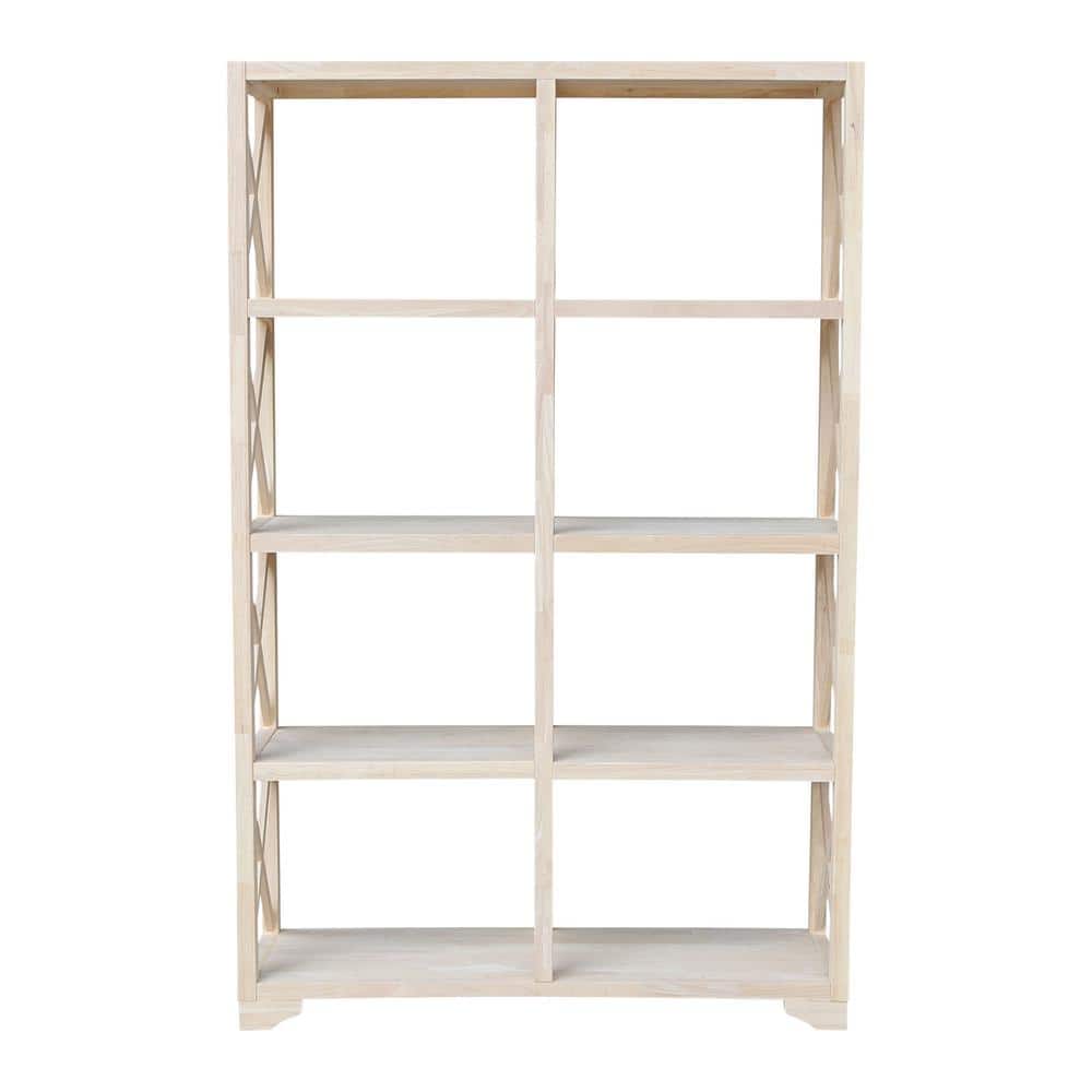Eco-Friendly Solid Parawood Room Divider in Natural Finish