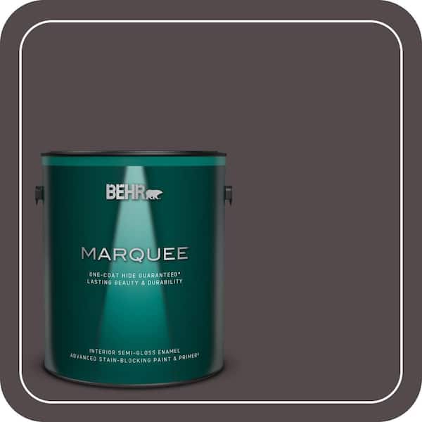 BEHR MARQUEE 1 gal. #MQ1-34 Instant Classic One-Coat Hide Semi-Gloss Enamel Interior Paint & Primer