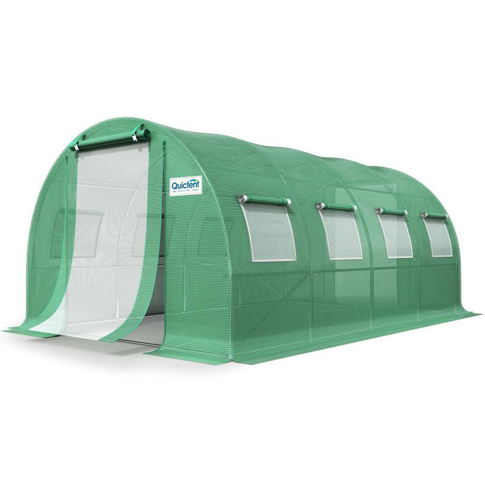 240 in. W x 120 in. D x 79.2 in. H Large Upgraded Walk-in Greenhouse, Heavy