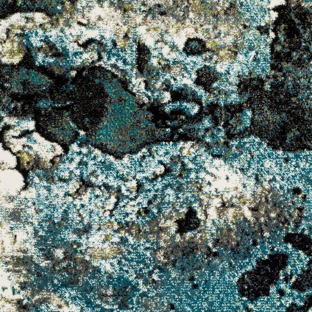 Safavieh Glacier Blue Multi Abstract Square Area Rug