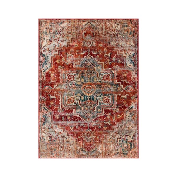 Mark&Day Area Rugs, 9x12 Paris Traditional Burgundy Area Rug (9' x 12') 