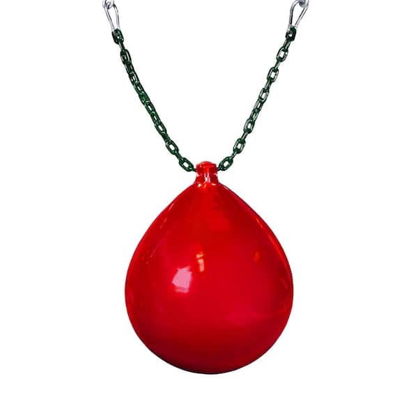 Gorilla Playsets Red Buoy Ball with Chain and Spring Clips
