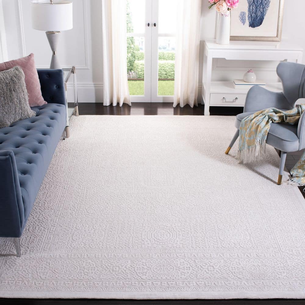 Mirage 8 ft. x 10 ft. Ivory Border Ornate Area Rug price history on PriceWatchPro