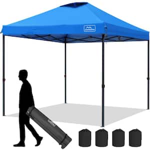 Zeus & Ruta 10 ft. x 10 ft. Dark Gray Pop-up Canopy Tent, 3