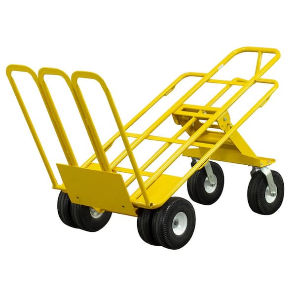 SNAP-LOC 1000 lbs. Capacity Extra-Large 6-Wheel All-Terrain Hand Truck with Airless Tires