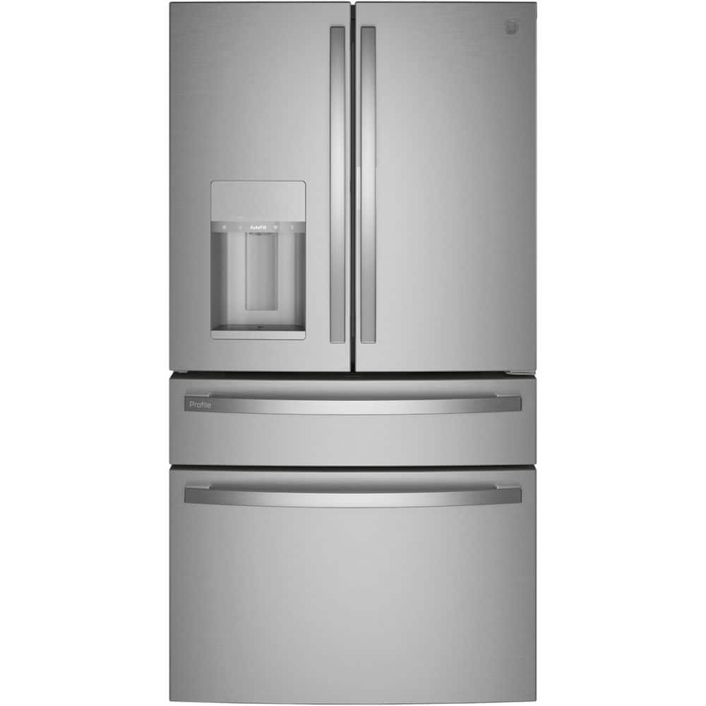 GE Profile 22.3 cu. ft. Counter Depth Four Door French Door ...