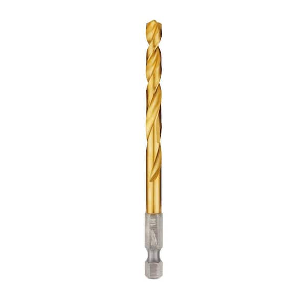 Milwaukee SHOCKWAVE 1/4 in. Titanium Twist Drill Bit 48-89-4613