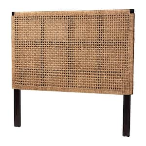 Alise Natural Brown Seagrass Queen Standalone Headboard