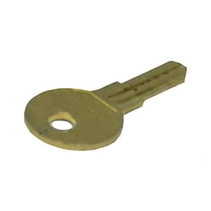 Key Blank for Sliding Glass Door Locks (4 Pack)