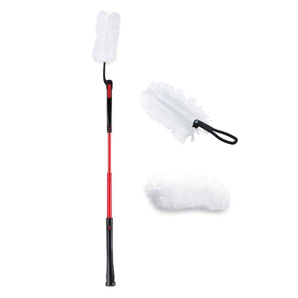 3 ft.Telescopic Extended Reach Duster, Handheld Duster, and 10-Pack Duster Replacement Heads Bundle for Multi-Surfaces