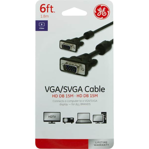 GE 1080P HDMI to HDMI 12-ft Black in the HDMI Cables department at