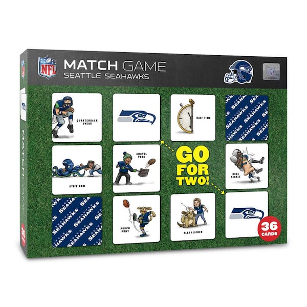 YouTheFan NFL Seattle Seahawks Licensed Memory Match Game