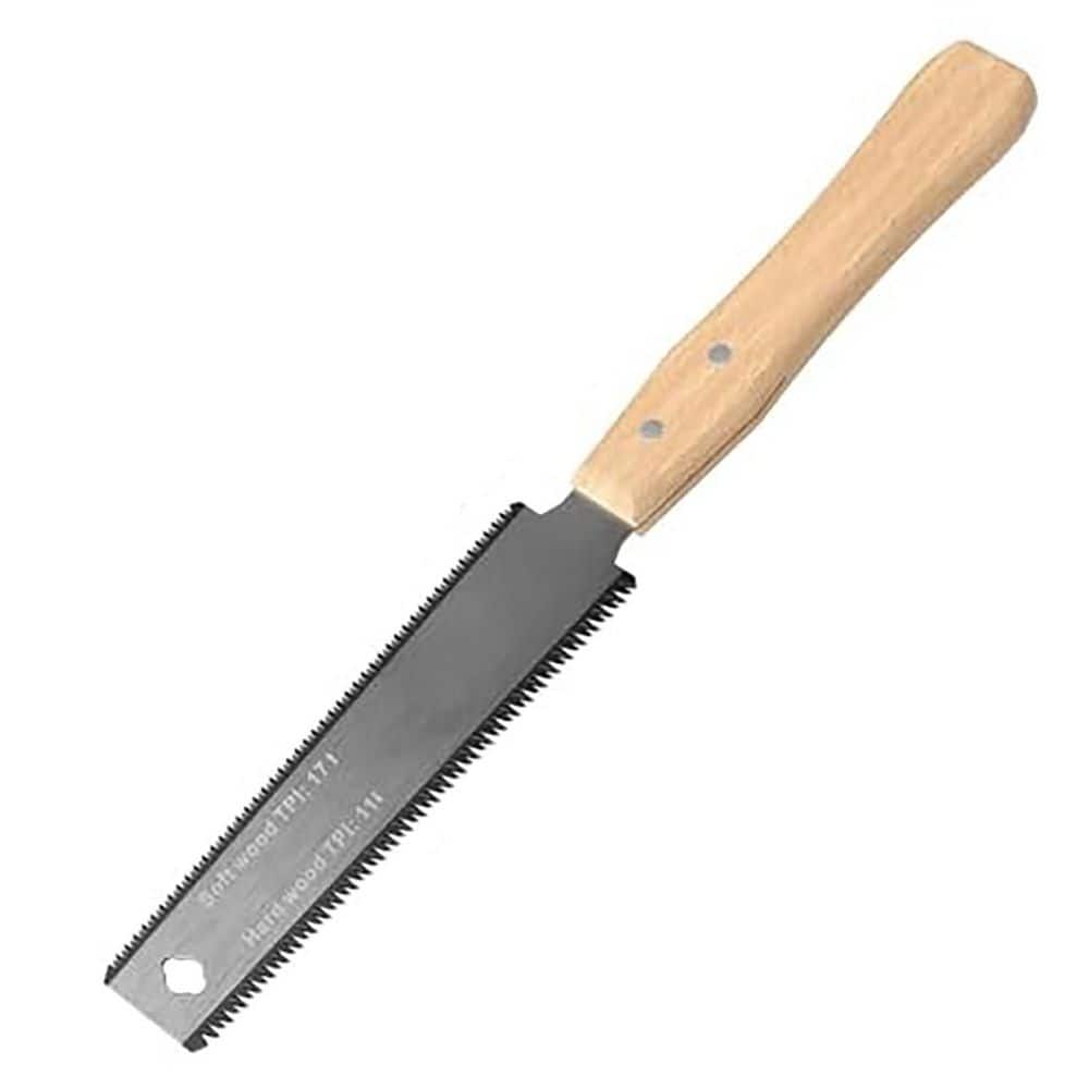6 in. Flexible Double-Edge Blade Pull Saw with Non-Slip Wood