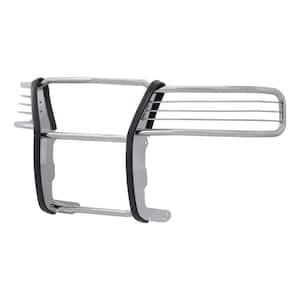 1-1/2-Inch Polished Stainless Steel Grille Guard, No-Drill, Select Ford F-150, Lincoln Mark LT