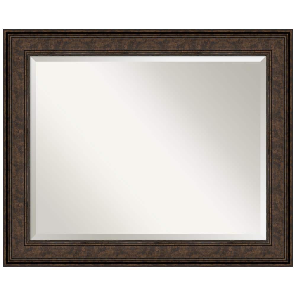Ridge Bronze Elegance Rectangular Beveled Wall Mirror 33.5" x 27.5"
