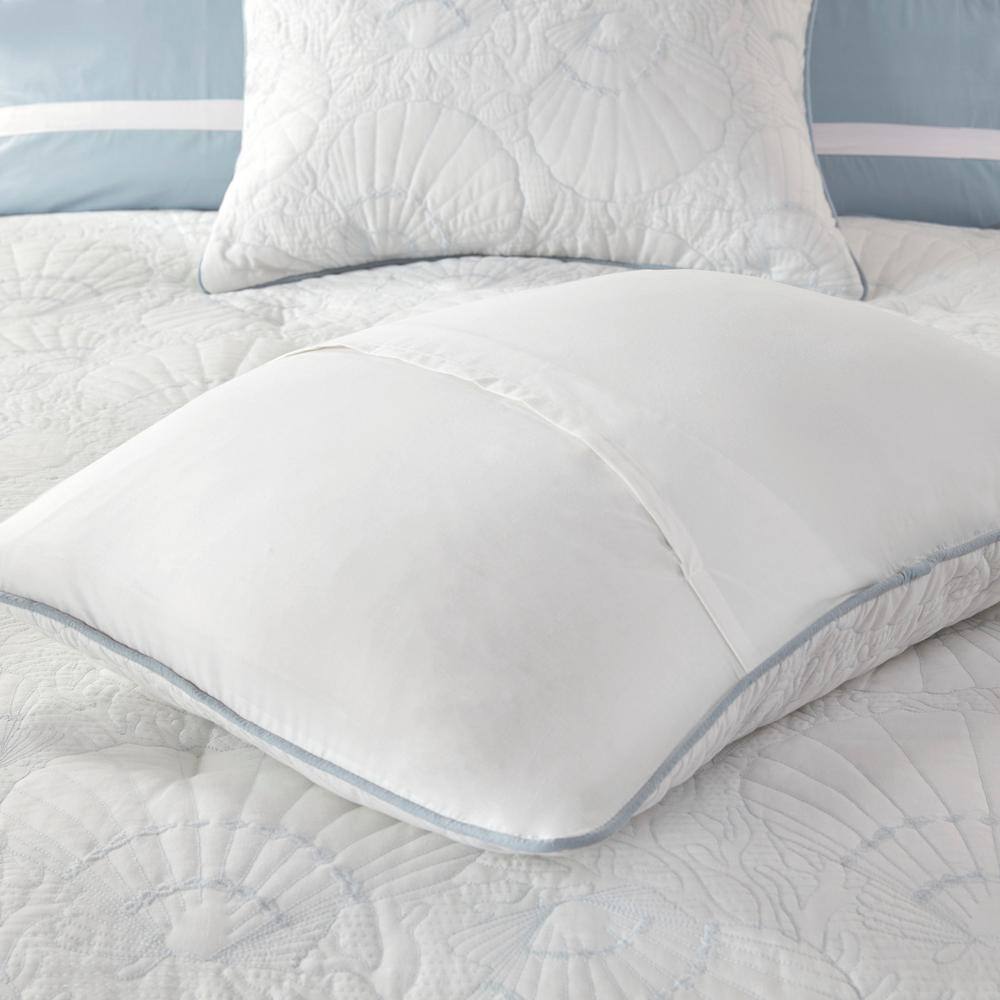 California King Blue Cotton Nautical Bedspread Set