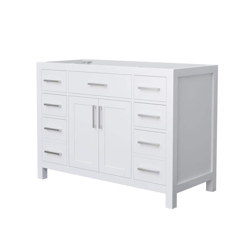 Beckett 47.25 in. Bath Vanity Cabinet without Top in White price history on PriceWatchPro