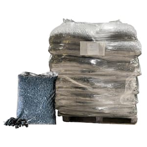 Black Rubber Playground & Landscape Mulch, 75 cf pallet/50 bags 1.5cf each/2.77 Cubic Yards/2000lbs