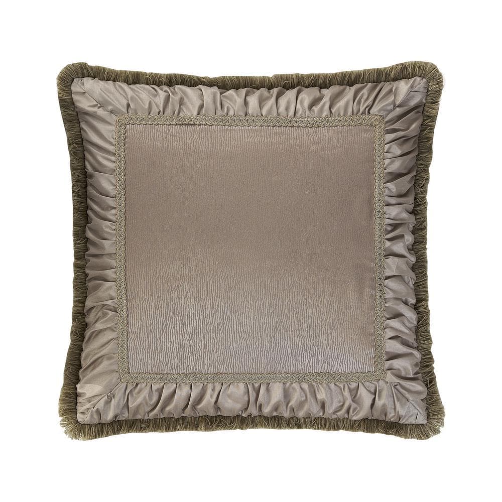 Queen Taupe Down Alternative Reversible Comforter Set