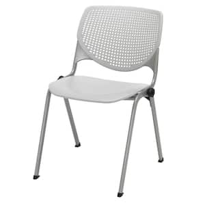 KOOL Light Grey Polypropylene Seat Guest Chair