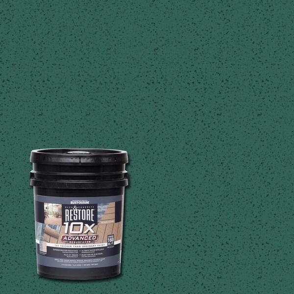 Rust-Oleum Restore 4 gal. 10X Advanced Forest Deck and Concrete Resurfacer
