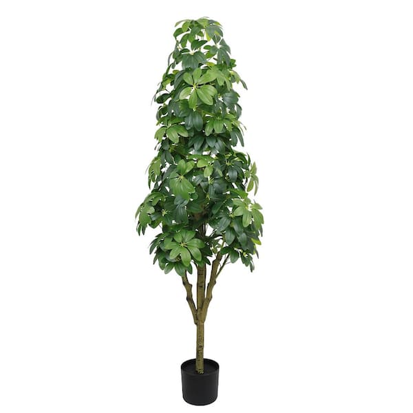 a38grateリアルツリー Miscool Avex 5.2 ft. Artificial Tree Realistic Faux Tree in Pot
