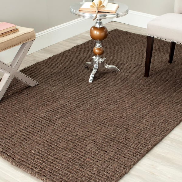Natural Fiber Brown Doormat 2 ft. x 3 ft. Solid Area Rug