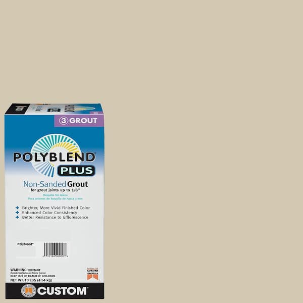 Custom Building Products Polyblend Plus #382 Bone 10 lb. Unsanded Grout
