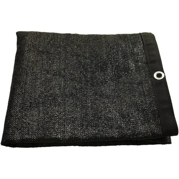 casidy 50% Black Sun Mesh Shade Cloth Taped Edge with Grommets 12ft x 10ft 