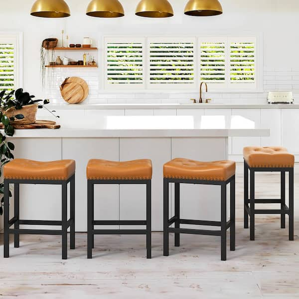 Studded counter discount height bar stools