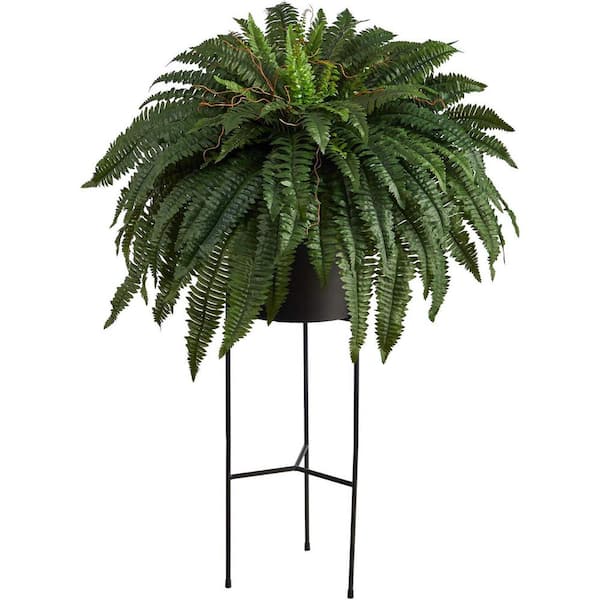 51 in. Green Boston Artificial Fern 1-Pack