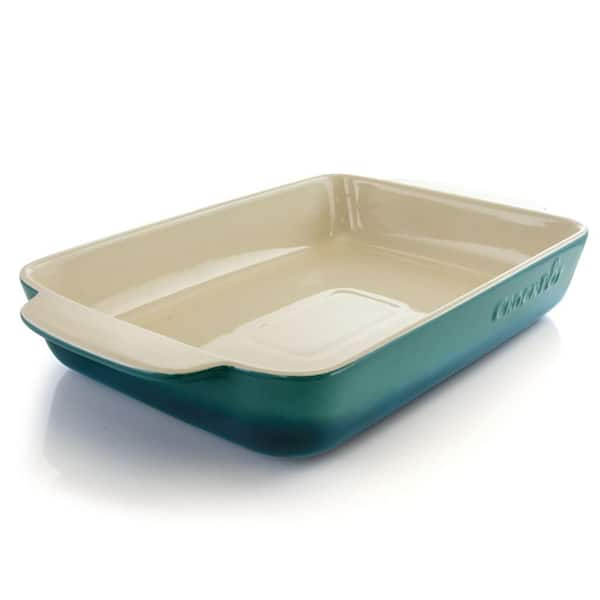 Crock-Pot Artisan 1.25 Qt. Stoneware Rectangle Bake Pan in Red 985112843M -  The Home Depot